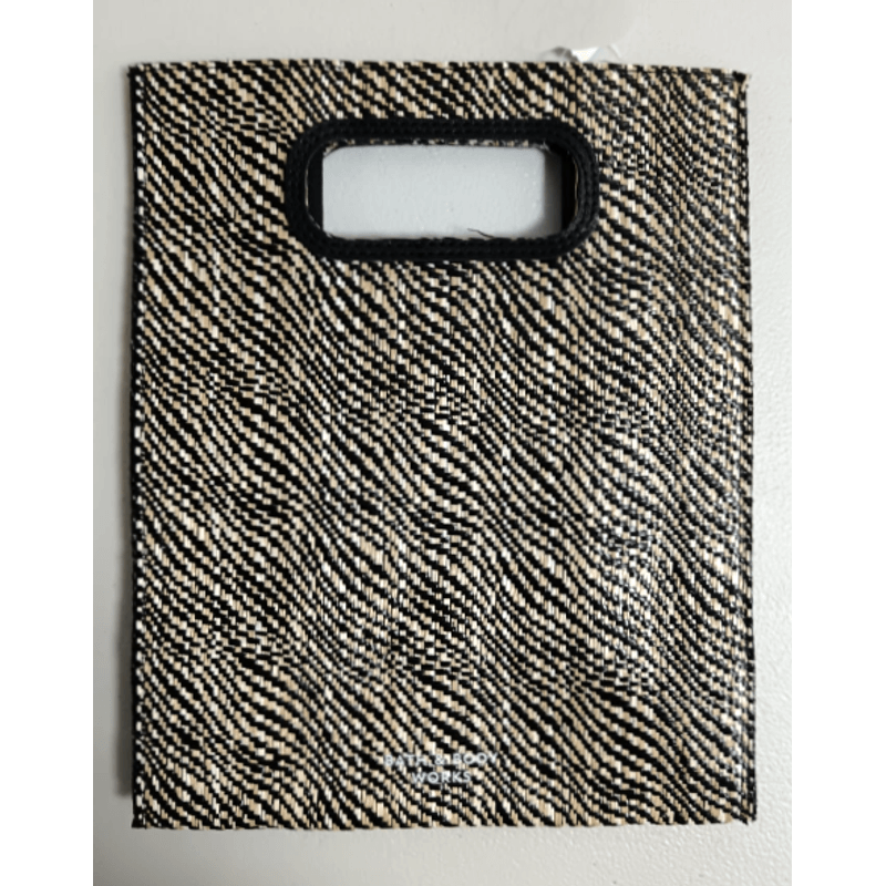 White-Gold-Stripe-Bolsa-Para-Regalo