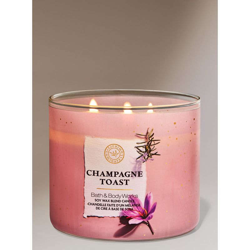 Vela-3-Mechas-Champagne-Toast